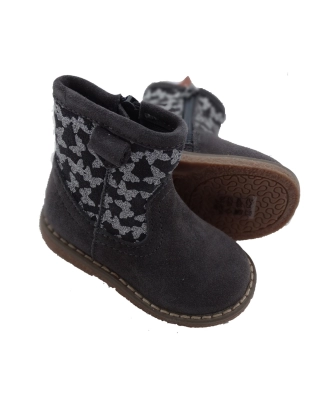Black leather school shoes for boy's 27-40 EU size