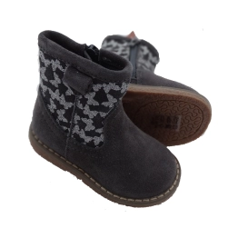 Black leather school shoes for boy's 27-40 EU size