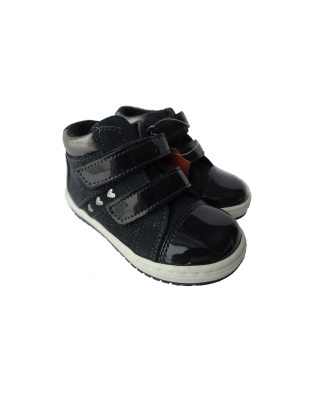 Black leather school shoes for boy's 27-40 EU size