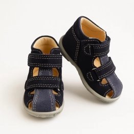 Blue Summer sandals PIRMI BATAI 20-26 size
