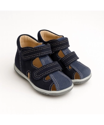 Blue Summer sandals PIRMI BATAI 20-26 size
