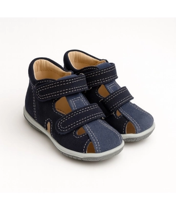 Blue Summer sandals PIRMI BATAI 20-26 size