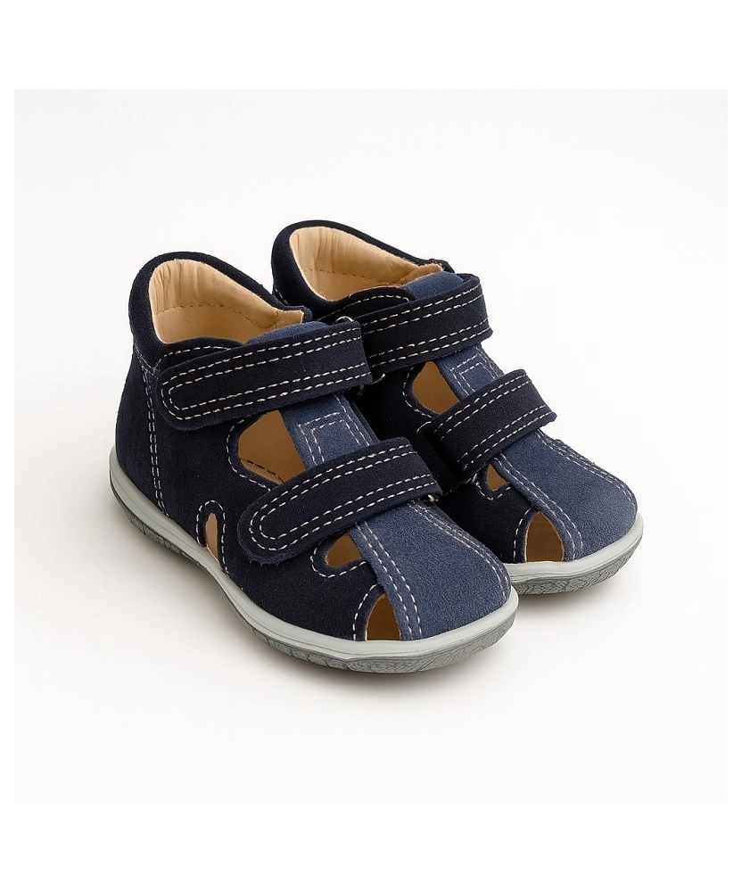 Blue Summer sandals PIRMI BATAI 20-26 size Blue Summer sandals PIRMI BATAI 20-26 size