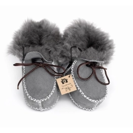 Winter boots with fur for babies | Sheepskin boots | Pirmi batai
