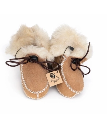 Winter sheepskin shoes for children | 0-15 months babies | Pirmi batai